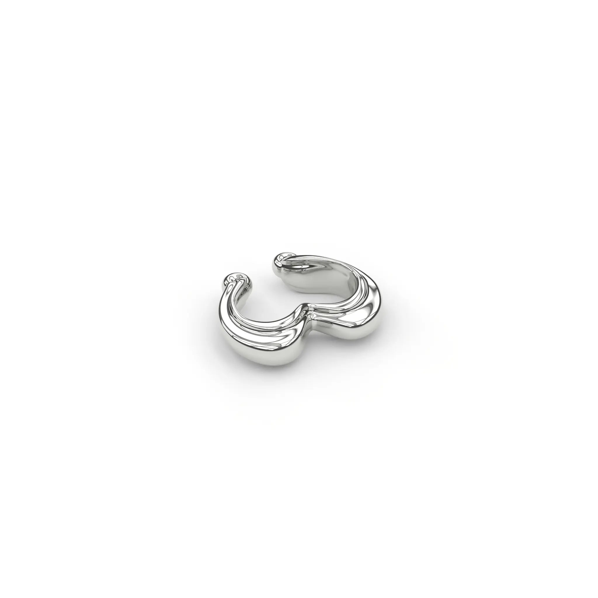 Open heart ear cuff on sale